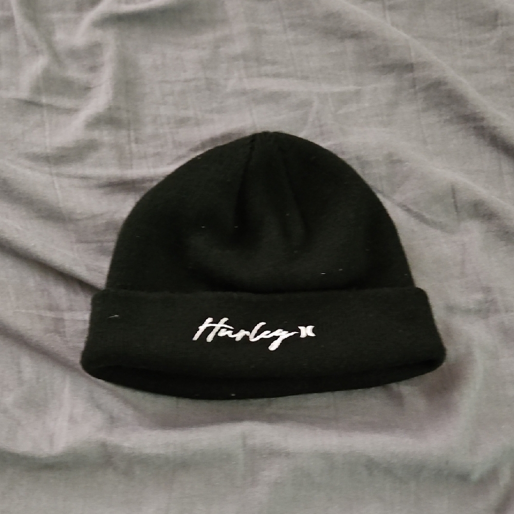 Hurley Classic Black Knit Beanie‎